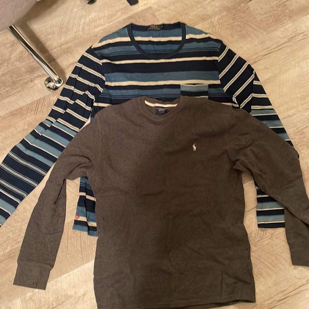 2 long sleeve XL mens Polo shirts